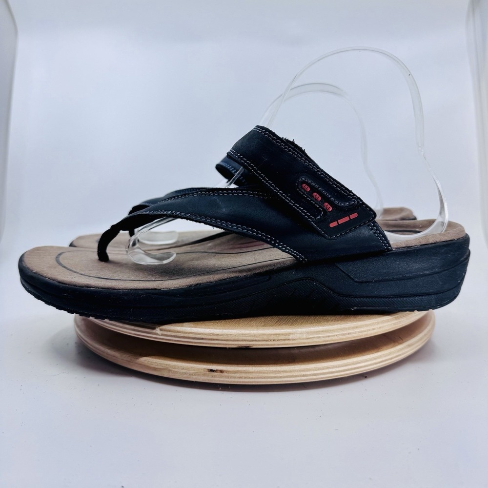 Orthofeet Eldorado 567 Sandals Mens 10.5 2E Wide Adjustable Comfort Shoes Black
